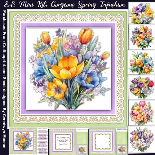 8x8 Mini Kit , Beautiful Spring Infusion