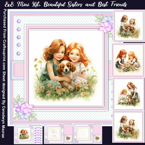 8x8 Mini Kit , Beautiful Sisters and Best Friends