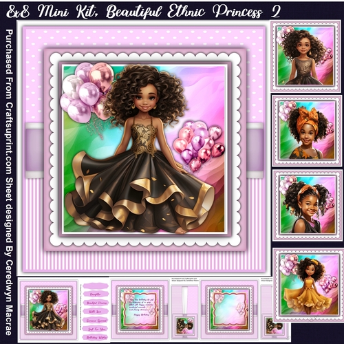 8x8 Mini Kit, Beautiful Ethnic Princess 2