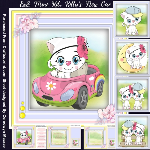 8x8 Mini Kit, Kittys New Car