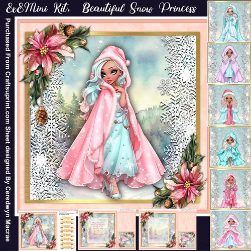 8x8 Mini Kit, Beautiful  , Snow Princess