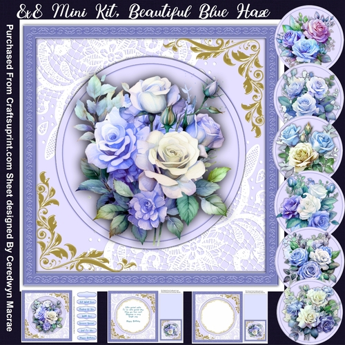 8x8 Mini Kit, Beautiful Blue Haze