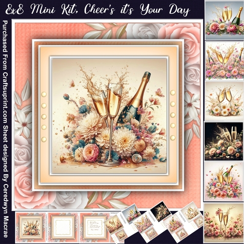 8x8 Mini Kit, Cheers Its Your Day