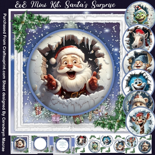 8x8 Mini Kit, Santas Surprise