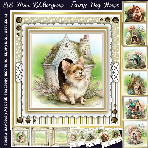 8x8 Mini Kit, Gorgeous Fairys Dog House 