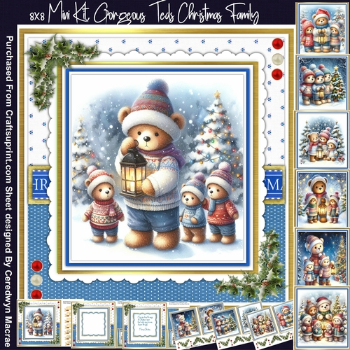 8x8 Mini Kit, Teds Christmas Family