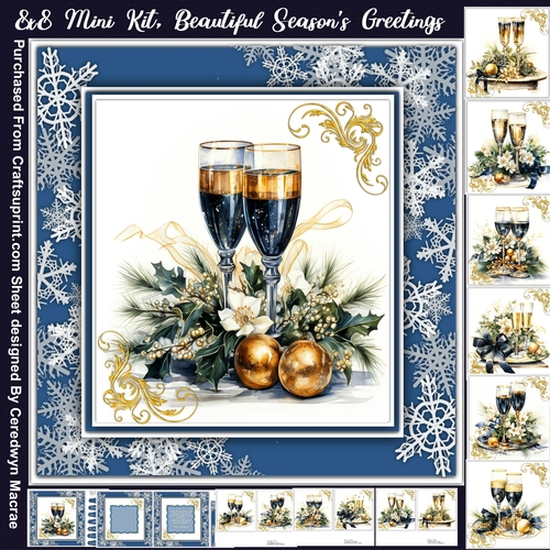 8x8 Mini Kit, Beautiful Seasons Greetings