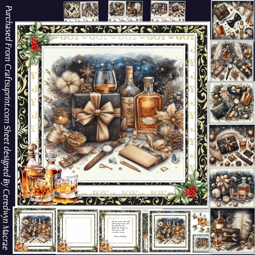 8x8 Mini Kit, Gorgeous Male Christmas Megamix