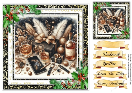 8x8 Quick Cards For The Men,3
