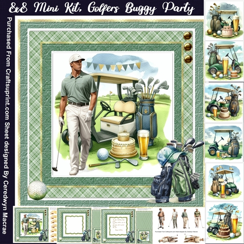 8x8 Mini Kit, Golfers Buggy Picnic