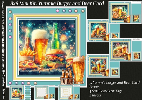 8x8 Mini Kit, Yummie Burgers and Beer