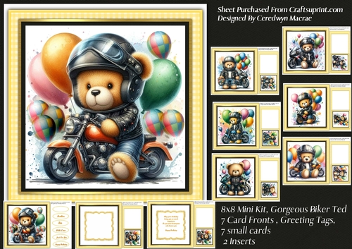 8x8 Mini Ki, Gorgeous Biker Ted 