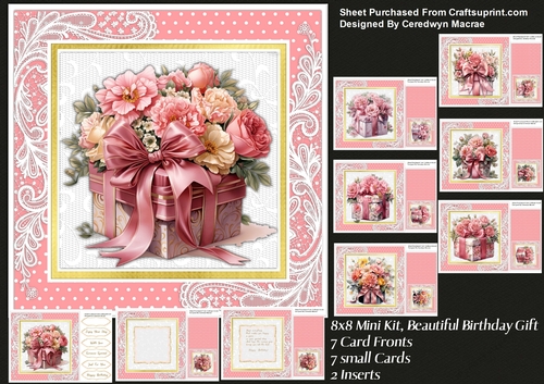 8x8 ,Mini Kit, Beautiful Birthday Gift
