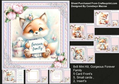 8x8 Mini Kit, Gorgeous Forever Family