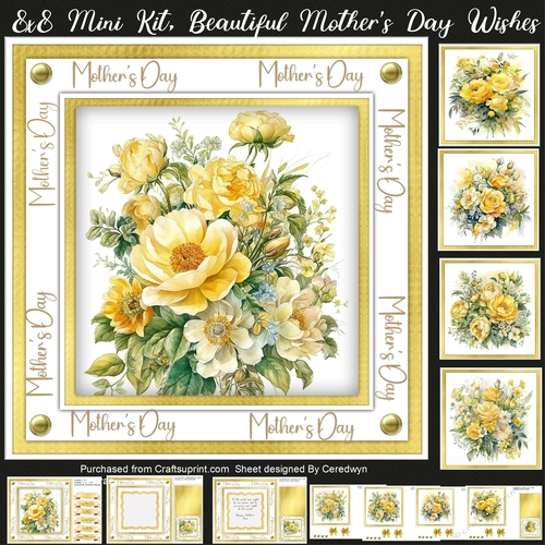8x8 Mini Kit, Beautiful Mothers Day Wishes