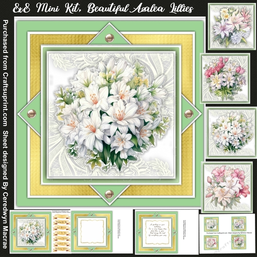 8x8 Mini Kit Beautiful Azalea Lillie