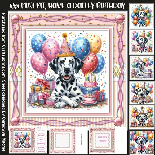 8x8 Mini Kit, Have a Dalley Birthday