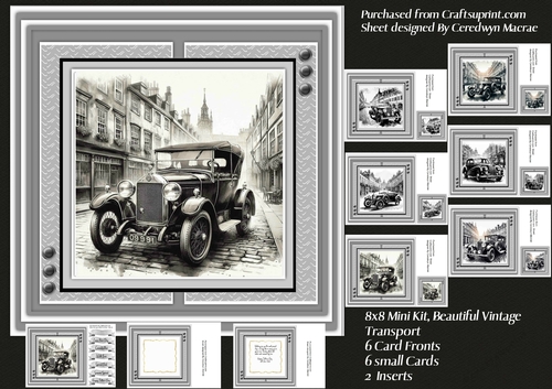 8x8 Mini kit , Beautiful Vintage Transport