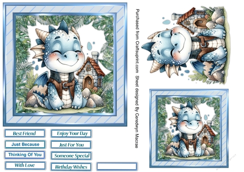 6x6 Gorgeous Dragons Den 1