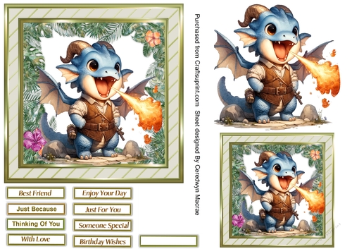 6x6 Gorgeous Dragons Den 2