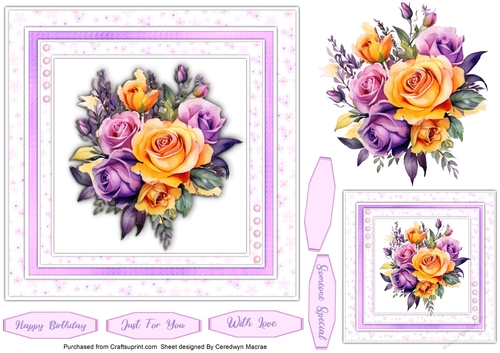 7x7 Beautiful Summer Blooms 2