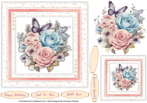 7x7 Beautiful Summer Blooms  4