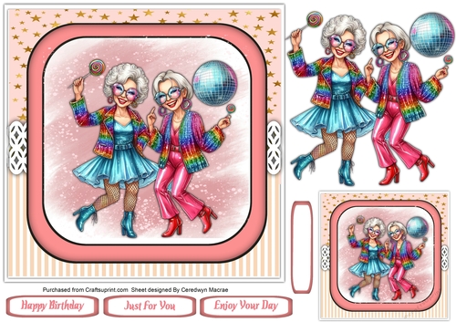 7x7 Quick card ,Girls Night Out