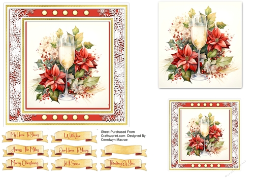 6x6 Merry Christmas Wishes 3