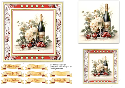 6x6 Merry Christmas Wishes 4