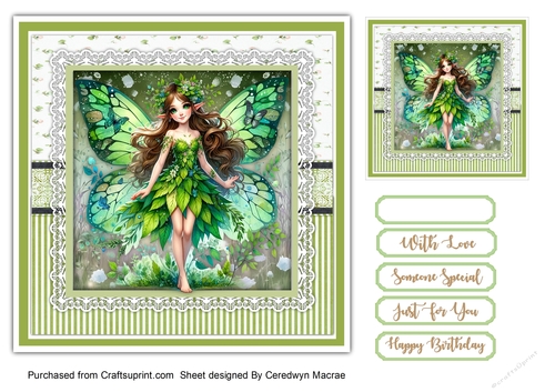 7X7 Beautiful Dawn Fairy Frae
