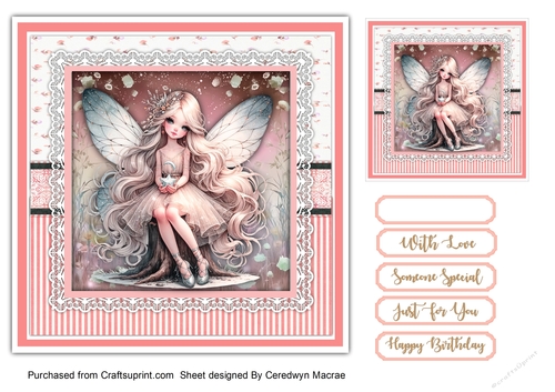 7X7 Beautiful  Fairy Frae 3