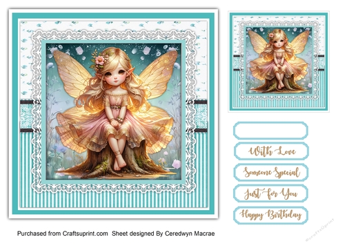 7X7 Magical Fairy Frae 4