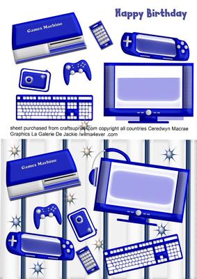 Blue Tecnic Card Front