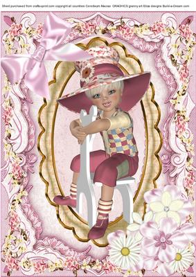Little Lady Sitting on Her Chair