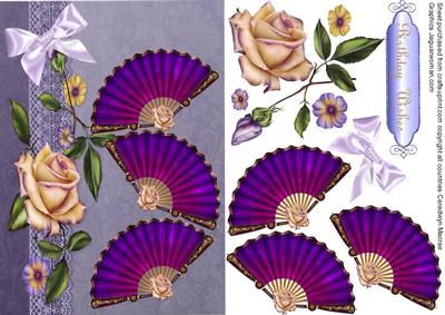 Beautiful Lilac Fans