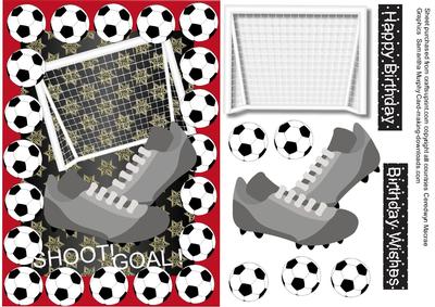 Lovely A5 Football Card