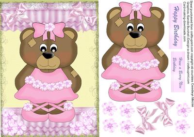 Little Teddy Ballerina in Pink