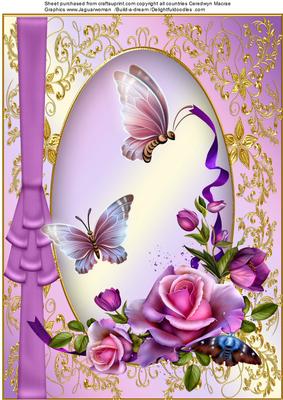 Butterflys and Roses