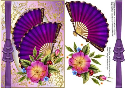 Deep Lilac Fans