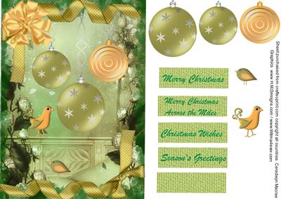 Lovely Green Christmas Babbles