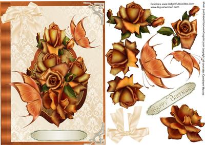 Country Florals Copper