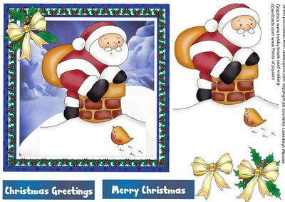 Santa on the Roof