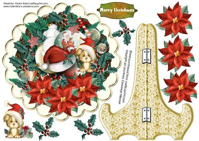 Cream Christmas Plate