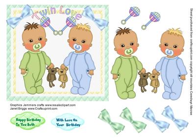 Twin Boys First Birthday