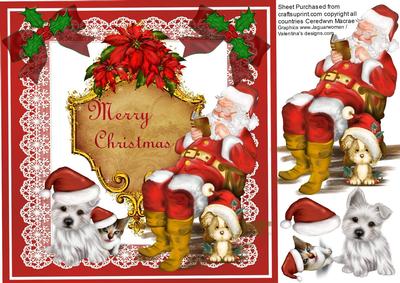 Santa and Friends Resting