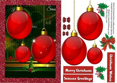 Red Christmas Baubles