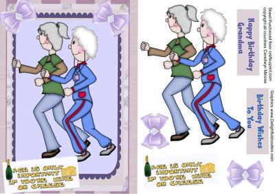 Go on Grandma You Can Do It