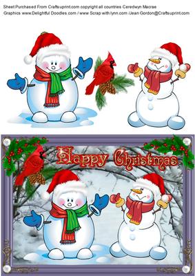 Jolly Christmas Snowmen