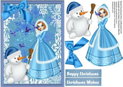 Christmas Blue Birds