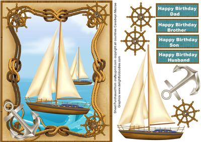Sailing Ships at Sea